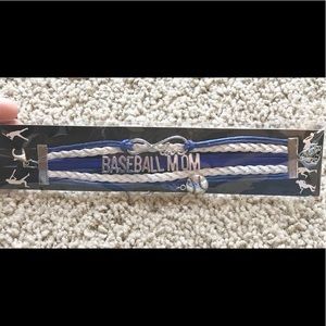 Baseball mom bracelet